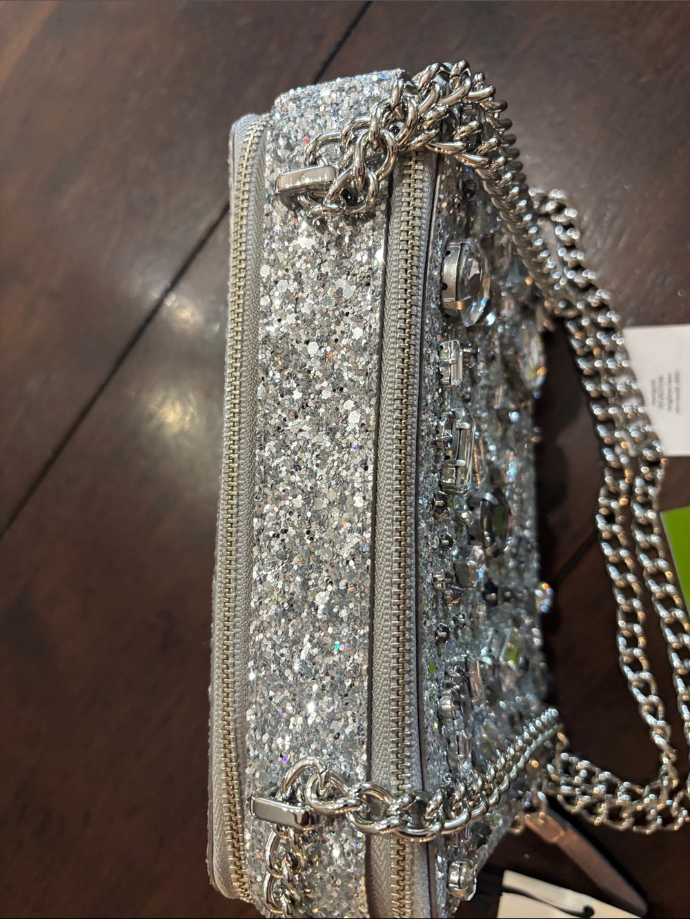 kate spade Brighton Lane Marigold Crystal-Embellished Crossbody Clutch - Picture 13 of 13